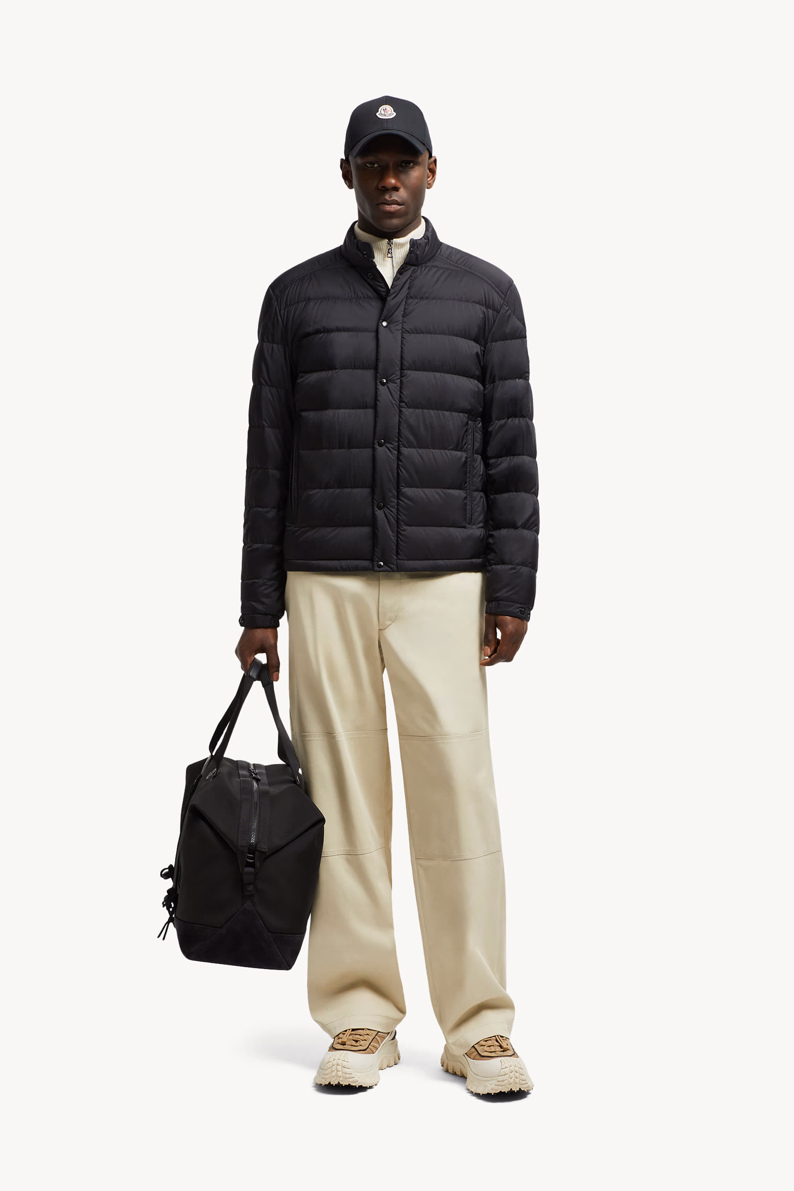 Doudoune courte Selves Hommes Noir Moncler 0